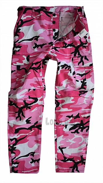 Kalhoty BDU PINK CAMO