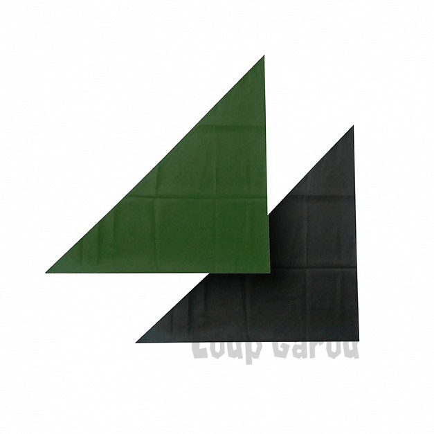 Šátek ACR zelený, černý, bílý-ASTONA
