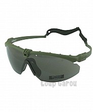 Brýle Ranger - Olivově zelená - Smoke Lens