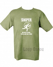 * Triko SNIPER Die Tired oliva